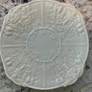 Belleek Bacchus Bread & Butter Plates Mask Set of 2